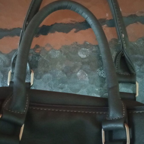 Women's gray handbag used