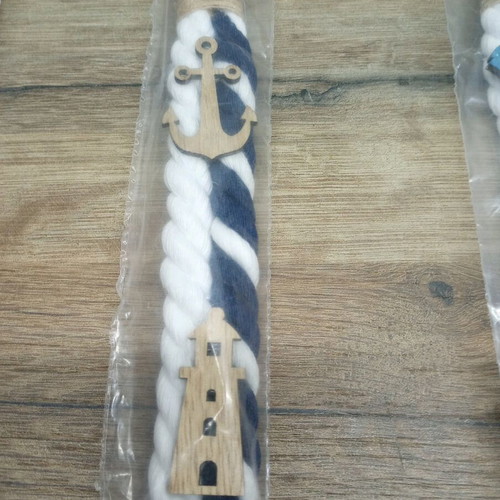 Decorations for candles and packaging with sea theme, set of 3 pcs