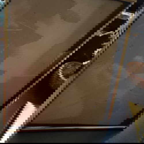 ΚΑΝΤΡΟ  ΓΙΑ  ΦΩΤΟΓΡΑΦΙΕΣ  ΜΕΤΑΛΛΙΚΟ   ΧΡΥΣΑΦΙ   ΚΑΙΝΟΥΡΓΙΟ   25  Χ  15