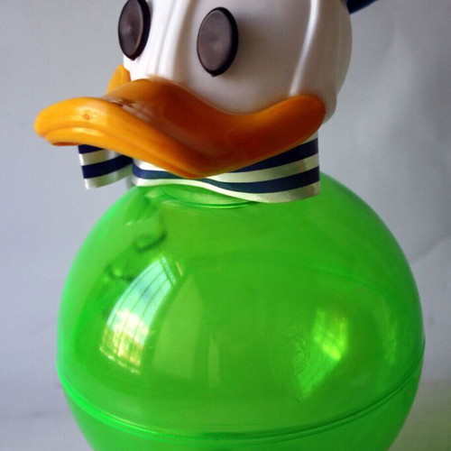 Vintage 70's Donald Duck candy container Disney figure new