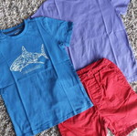 Next t-shirts and shorts like new, size 134 cm