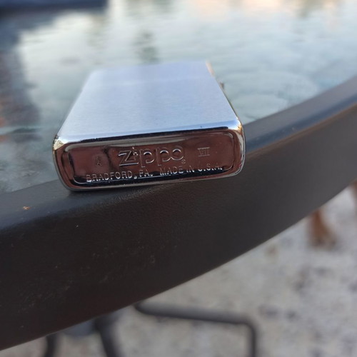 Zippo lighter genuine used with light use