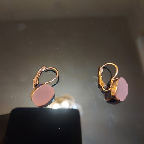 Earrings like new, pink