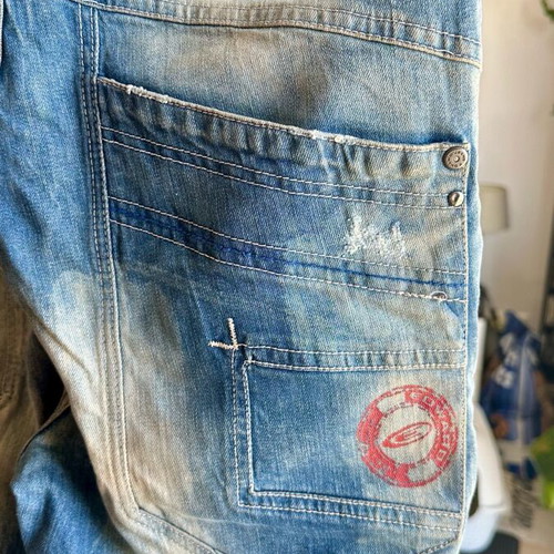 Edward Jeans blue pants size M like new, loose rise baggy fit