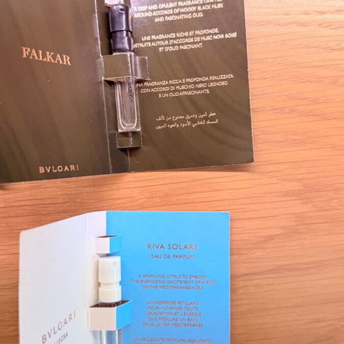 Bvlgari Le Gemme & Allegra tester set like new, 4 samples