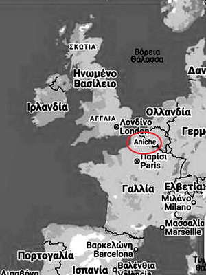 Vintage γαλλική ταχυδρομική κάρτα φωτογραφία 1912, χειρόγραφη επιστολή, μεταχειρισμένο