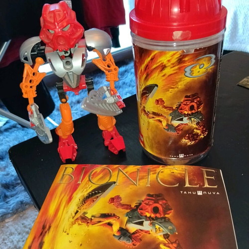Bionicle Lego Technic collectible figures used, large pack (2001-2004)