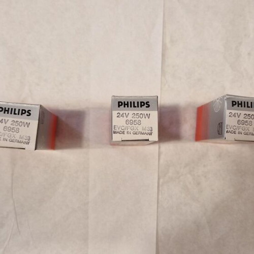 Philips 6958 Halogen Lamps 24V 250W Pack of 5 New