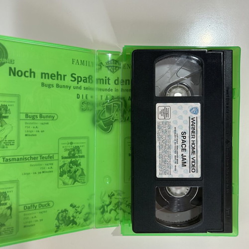 Space Jam Looney Tunes VHS German edition