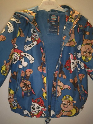 Paw Patrol μπουφάν σαν καινούργιο, αδιάβροχο, για 4 ετών, μπλε