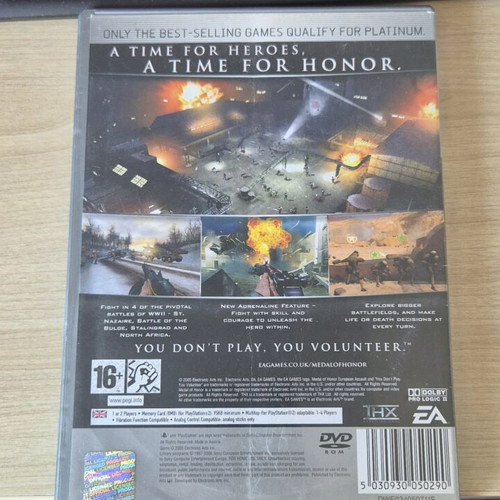 Medal Of Honor European Assault PS2 used game