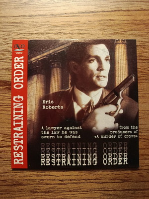 Restraining Order DVD like new with Greek subtitles