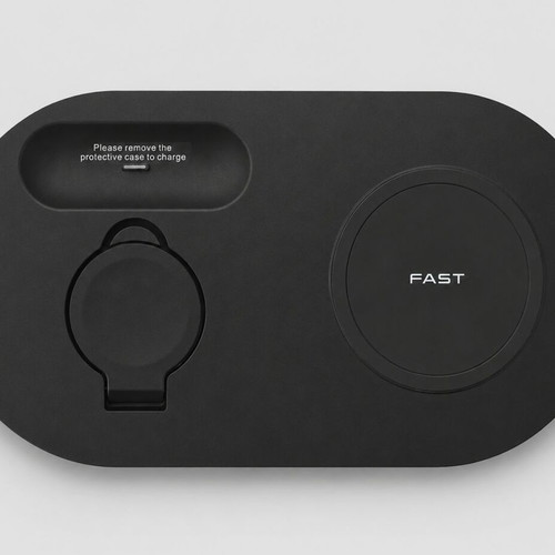 Wireless Charging Stand 3-in-1 CW310 like new, Qi wireless charger