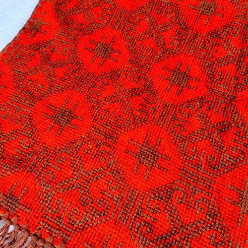 Handmade kilims like new, three embroidered pure wool