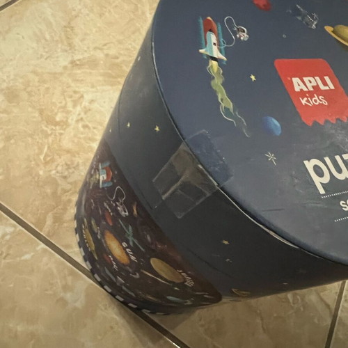 Apli Kids circular solar system puzzle used, 48 pieces