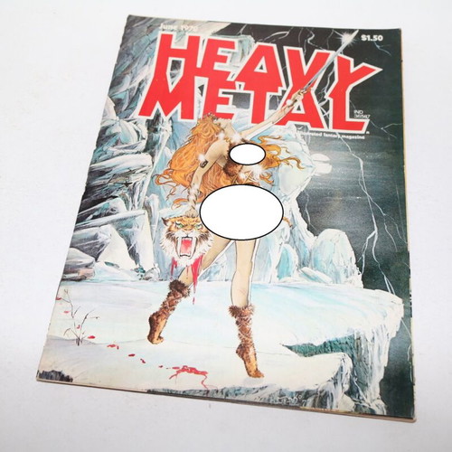 Heavy Metal June 1978 sci-fi comic magazine used