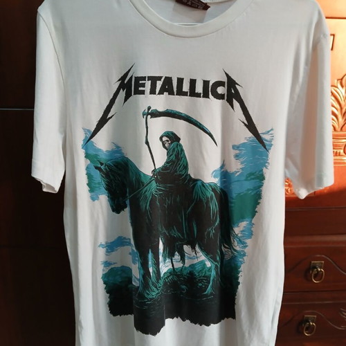 Metallica T-shirt medium, white