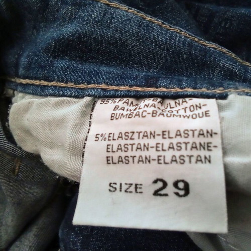 Elastic women's jeans pants M blue like new