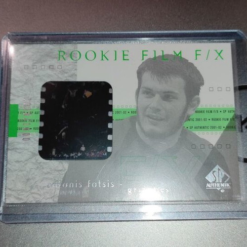 Antonis Fotsis Upper Deck 2001-02 Rookie Film F/X collectible card like new