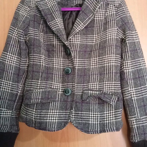 Bershka checked jacket large like new