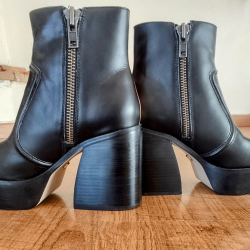 Naked Wolfe ankle boots with eccentric flame pattern, new