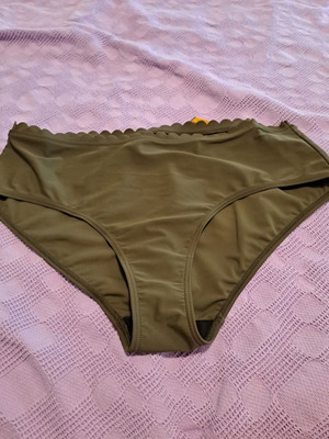 Bikini slip, green, size XXL