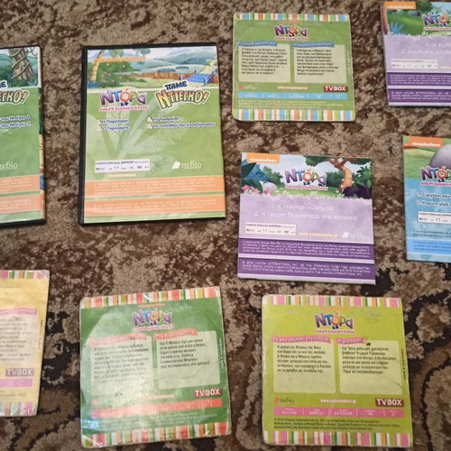 Dora DVDs dubbed used, set of 30
