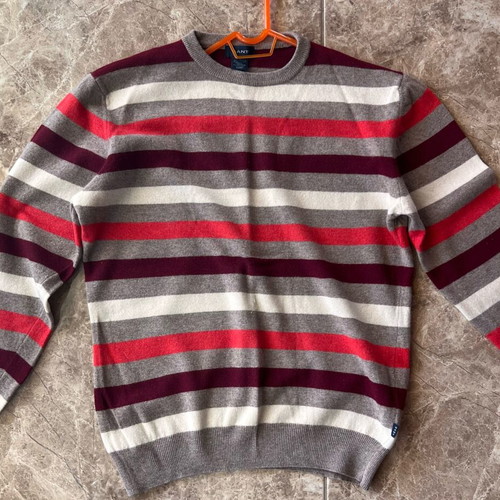 Gant 100% wool striped sweater size L like new
