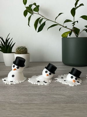Snowmen in Trouble - Melted Snowmen set new