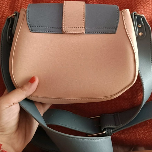 VQF Polo Line shoulder bag new, pink and blue shades