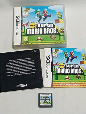 New Super Mario Bros Nintendo DS μεταχειρισμένο, ολοκληρωμένο