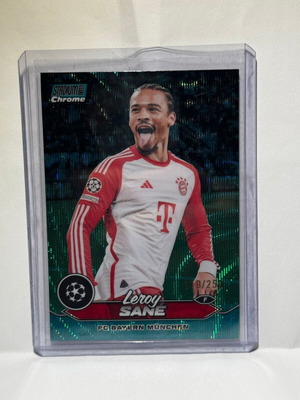 Leroy Sane 2023-24 Topps Chrome Card #59 Aqua new