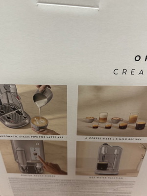Nespresso Creatista Pro coffee machine, new