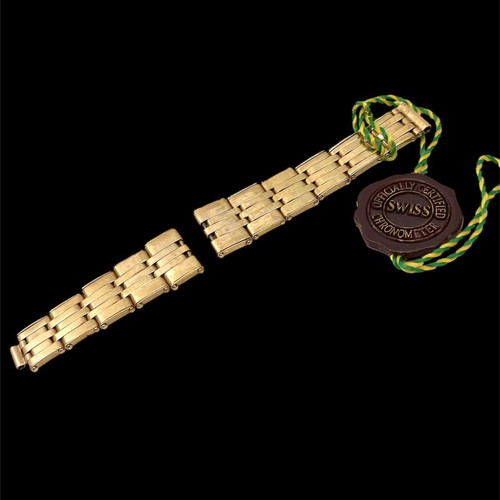 Rolex Oyster used 1930s bracelet with folded links