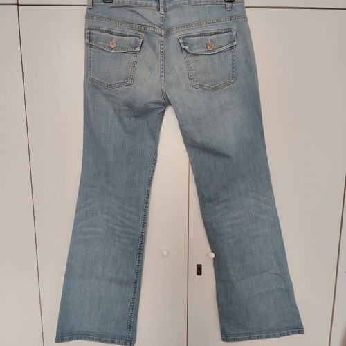 Banana Republic jeans used, size 6, gray-blue