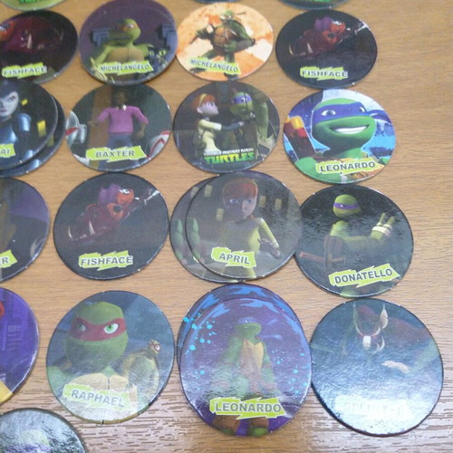 Teenage Mutant Ninja Turtles collectible caps set of 30 like new