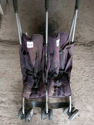 Baby stroller for two used