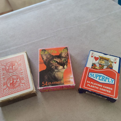 Classic Playing Cards Set including Rare Cats Pack like new