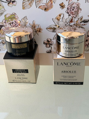 Lancôme Absolue set of 2 mini 5ml new (Soft Cream & L’Extrait Elixir)