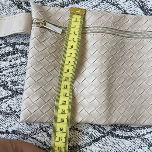 Cosmetic bag, beige, new