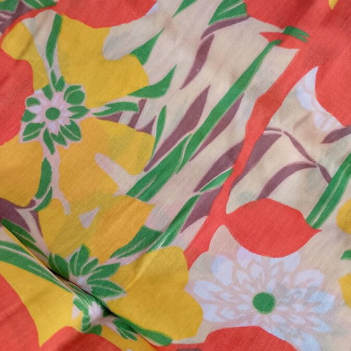 Authentic mid-century design bed sheet for single bed new