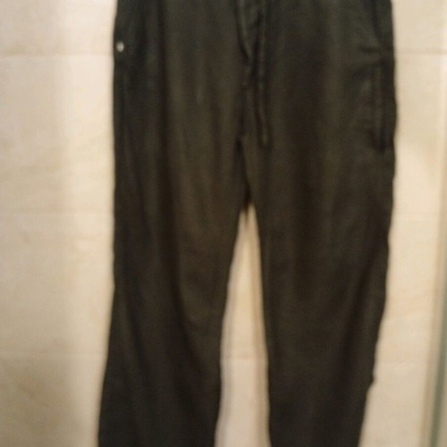 Linen black pants, Criminal clothing