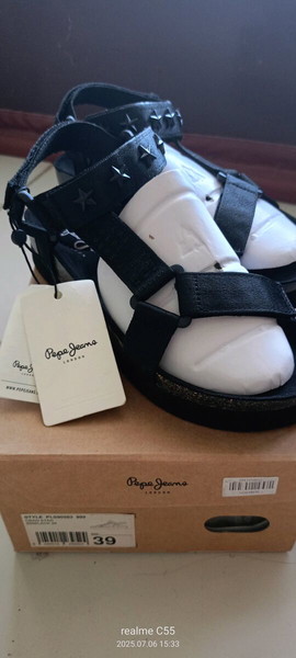 Pepe jeans πέδιλα δέρμα 39