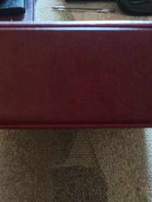 Leather case for 221 coins like new