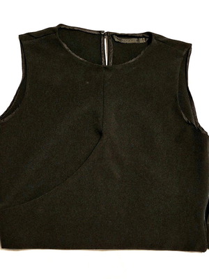 Zara crop top used, size M, black