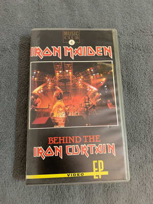 Iron Maiden Behind the Iron Curtain VHS video