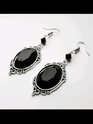 Black earrings