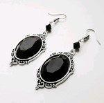 Black earrings