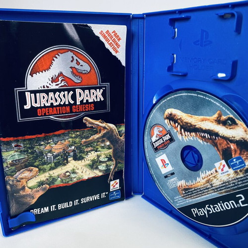 Jurassic Park Operation Genesis PlayStation 2 game like new, English