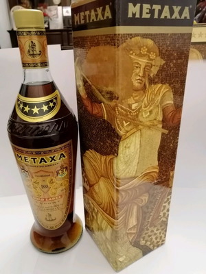 Metaxa 7Star Amphora 1Litre 40% Like New Sealed